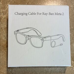 Ray-Ban Meta 2 Charging Cable - White